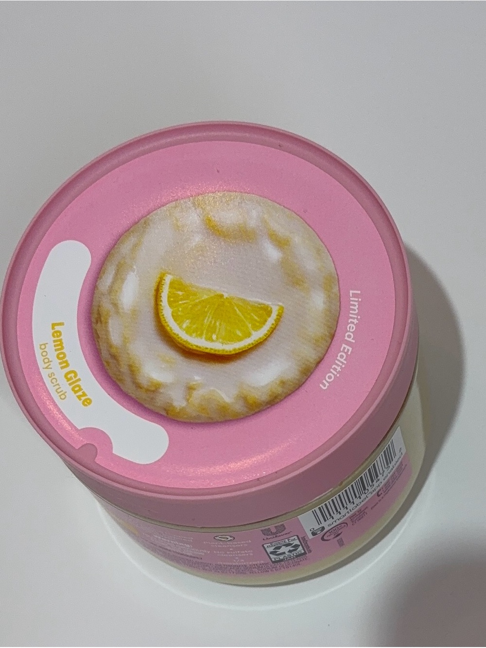 Lemon Glaze Body Scrub - Pink Jar